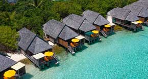 Semi Water Villas auf Dhigufaru Island Resort Maldives