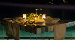 Fine Dining Restaurant Manta auf der Insel Cocoon Maldives